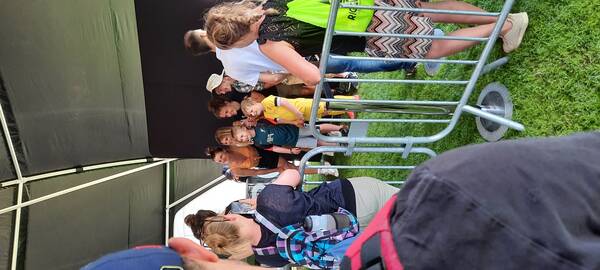 Les aventuriers au stand de la BCF
